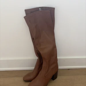 Franco Sarto TALFER cognac genou-haut talon bloc bottes grande équitation large mollet taille 7-