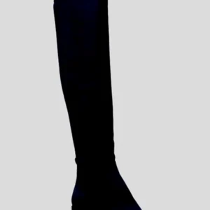 Michael Kors Braden Mid Boot Noir 8 M Équitation Haut Genou Équitation Zip NEUF-